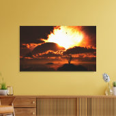 Begin van het Einde Verpakt Canvas Afdruk (Insitu (Woonkamer))