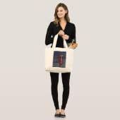 Begin vandaag 2009 grote tote bag (Voorkant (model))