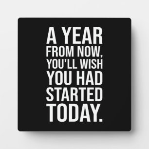 Begin vandaag, Nieuwjaarsresolutie - Motivatie Fotoplaat