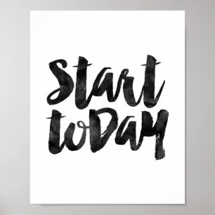 Begin vandaag poster