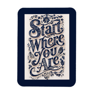 Begin waar je decoratieve typografie bent magneet