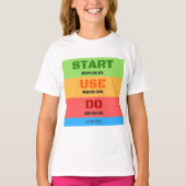 Begin waar u Shirt bent (Voorkant)