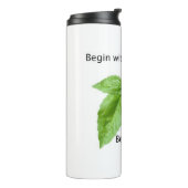 Begin with Basil Tumbler Thermosbeker (Gedraaid links)