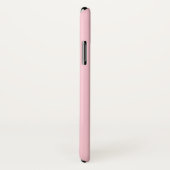Beginletter monogram | Wit op lichtroze Case-Mate iPhone Case (Achterkant / rechts)