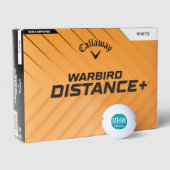 Beginletter Naam Teal Golfballen (Verpakking)