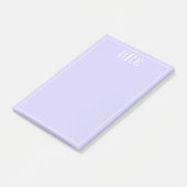 Beginletter Purper Post-it® Notes (Schuin)