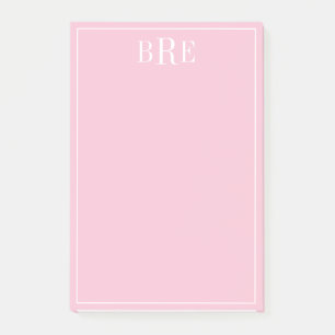 Beginletters Roze Post-it® Notes