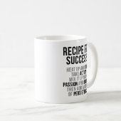 Beginnen voor succes koffiemok (Voorkant rechts)