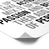 Beginnen voor succes poster (Hoek)