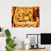 BEGINNEND ONDER $20 - Ginger Snap Cookies in mandj Poster (Thuiskantoor)