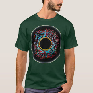 Beginnend psychedelisch kunstwerk t-shirt