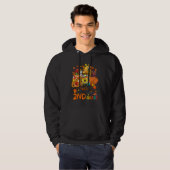 Beginning Of Autumn Fall Teacher Sunflower Hello 2 Hoodie (Voorkant volledig)