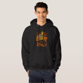 Beginning Of Autumn Fall Teacher Sunflower Hello 8 Hoodie (Voorkant volledig)