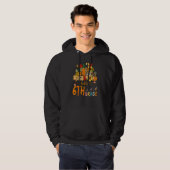 Beginning Of Autumn Fall Teacher Sunflower Hello S Hoodie (Voorkant volledig)