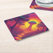 Beginning of The Fall Art Kartonnen Onderzetters (Schuin)