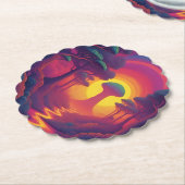 Beginning of The Fall Art Kartonnen Onderzetters (Gekanteld)