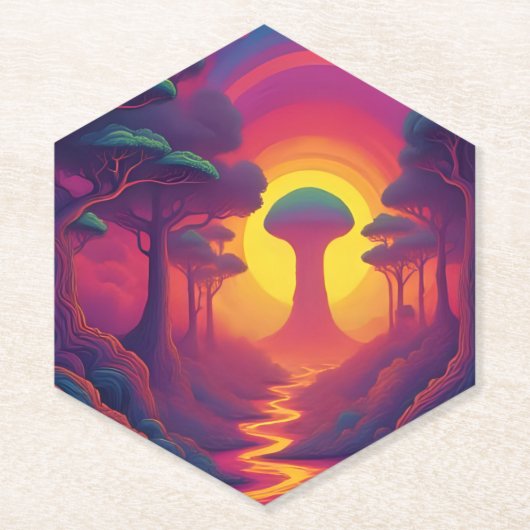 Beginning of The Fall Art Kartonnen Onderzetters (Voorkant)