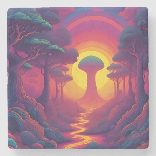 Beginning of The Fall Art Stenen Onderzetter (Voorkant)