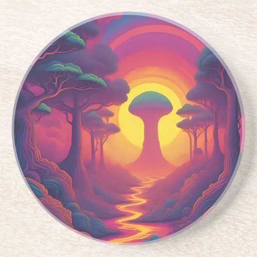 Beginning of The Fall Art Zandsteen Onderzetter (Voorkant)