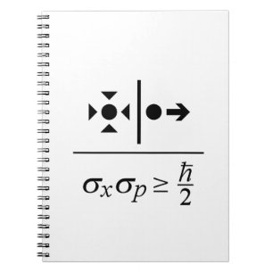 Beginsel van onzekerheid van Heisenberg Notitieboek