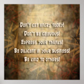 Beginselen REIKI Usui Poster (Voorkant)