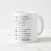 Beginselen van het leven - talen van Arizona II Extra Grote Beker (Voorkant rechts)