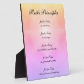 Beginselen van Reiki Fotoplaat (Zijkant)