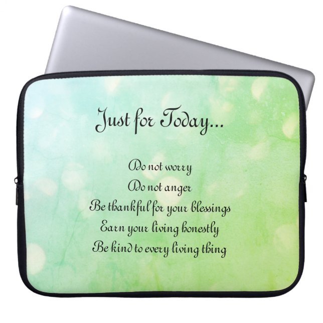 Beginselen van Reiki Laptop Sleeve (Voorkant)