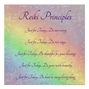 Beginselen van Reiki Perfect Poster