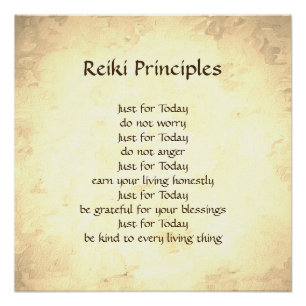 Beginselen van Reiki Perfect Poster