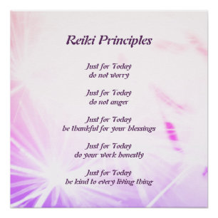 Beginselen van Reiki Perfect Poster