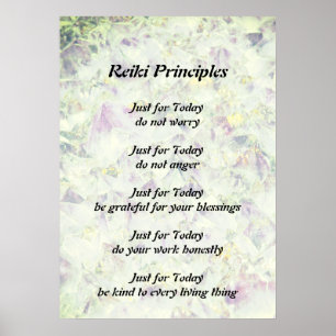 Beginselen van Reiki Poster