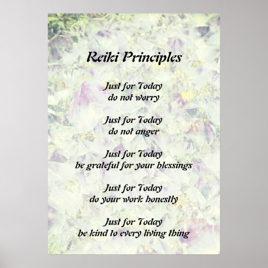 Beginselen van Reiki Poster (Voorkant)