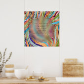 Beginselen van Reiki - Reiki Preepts Poster (Keuken)