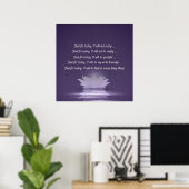 Beginselen van Reiki - Reiki Preepts Poster (Thuiskantoor)