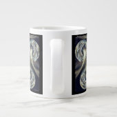 Begird Abstract Extra Grote Beker (Achterkant)