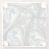 Begird Abstract Glazen Onderzetter (Achterkant)