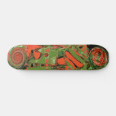Begonia Abstrait 2 Skateboard (Horz)