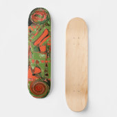 Begonia Abstrait 2 Skateboard (Recto)
