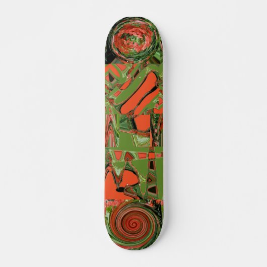 Begonia Abstrait 2 Skateboard (Devant)