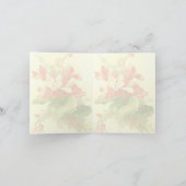 Begonia  Birthday Greetings Kaart (Binnen)