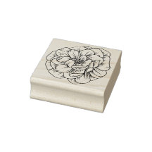 Begonia Flower Wood Art Stempel