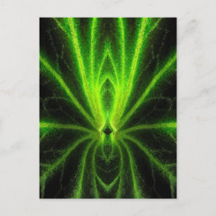 Begonia Leaf Abstract Briefkaart