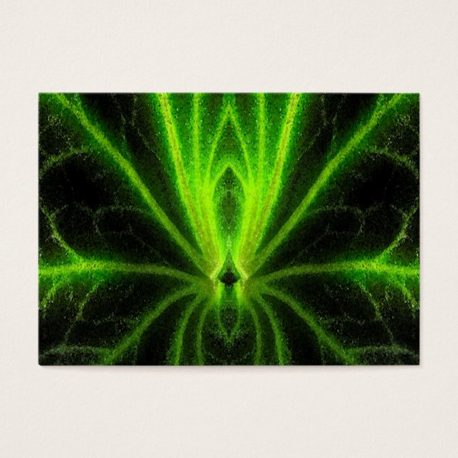 Bégonia Leaf ATC Abstrait (Devant)