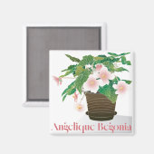 Begonia Magnet (Recto/Verso)