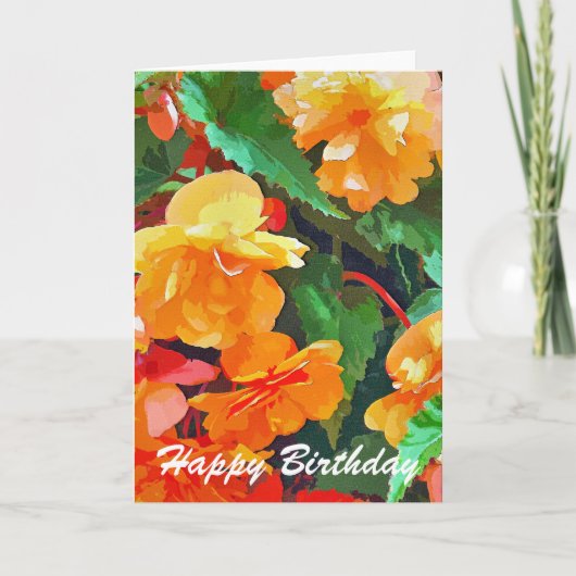 BEGONIAS KAART (Voorkant)