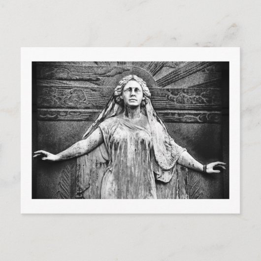 Begraafplaats, Engel Briefkaart (Voorkant)