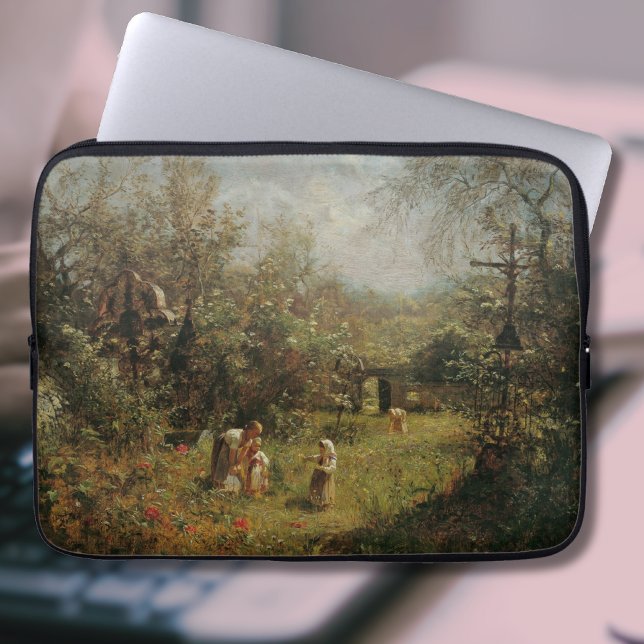 Begraafplaats in Goisern verlaten Laptop Sleeve (Creator heeft geüpload)