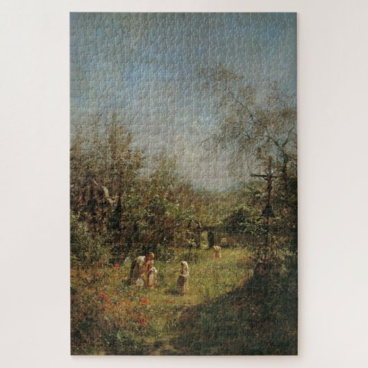 Begraafplaats in Goisern verlaten Legpuzzel (Verticaal)