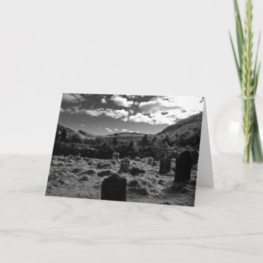 Begraafplaats in Ierland Kaart (Voorkant)